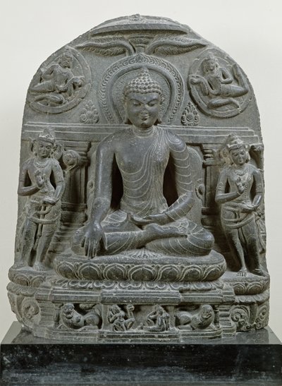 Seated Buddha in Meditation by Indian School
